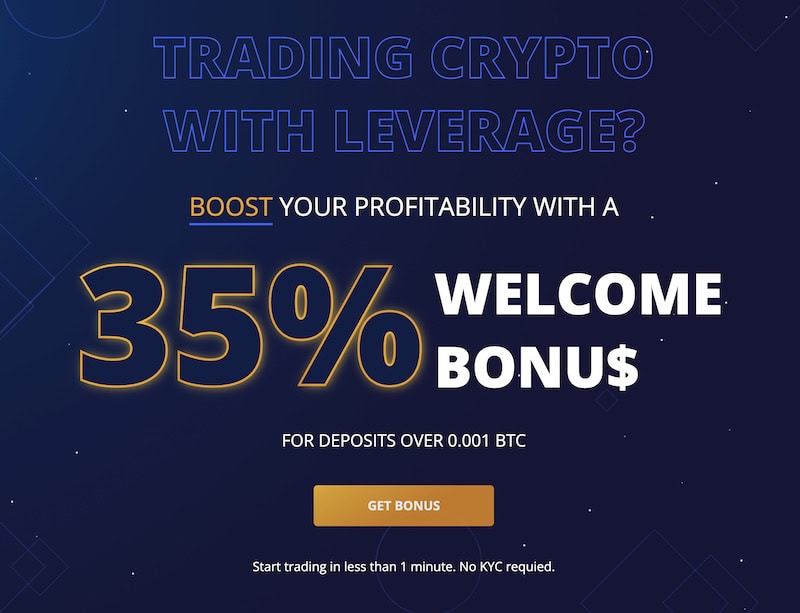 PrimeXBT - 35% Crypto Deposit Bonus